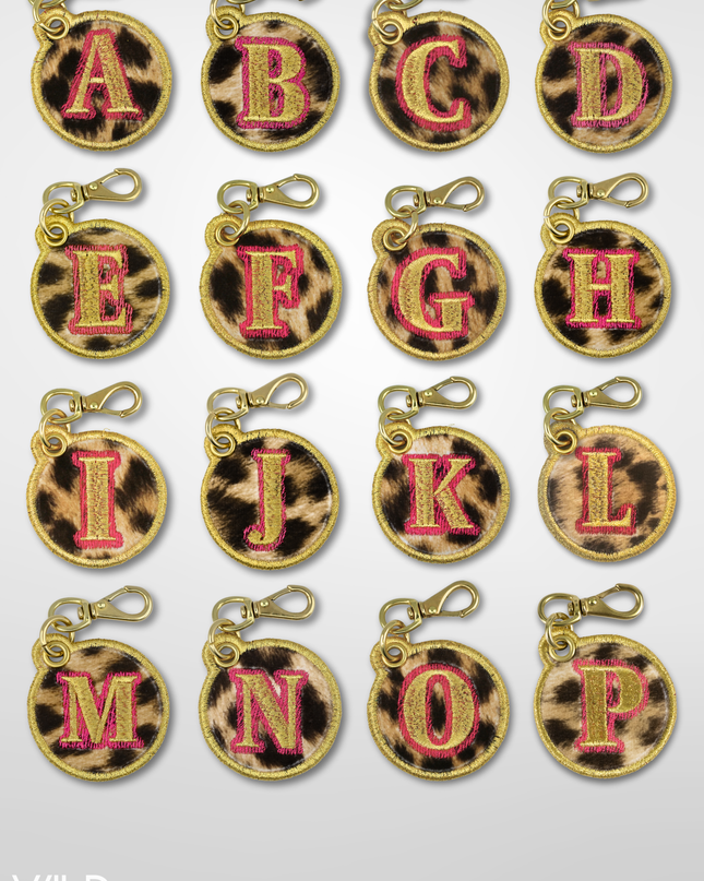Cheetah Print Letters