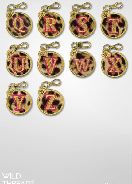 Cheetah Print Letters