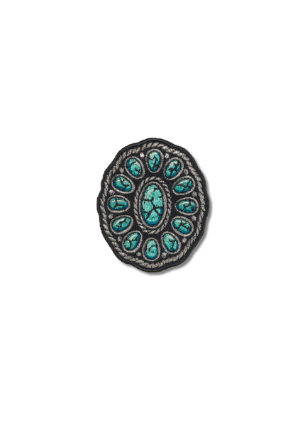 Turquoise Buckle Patch