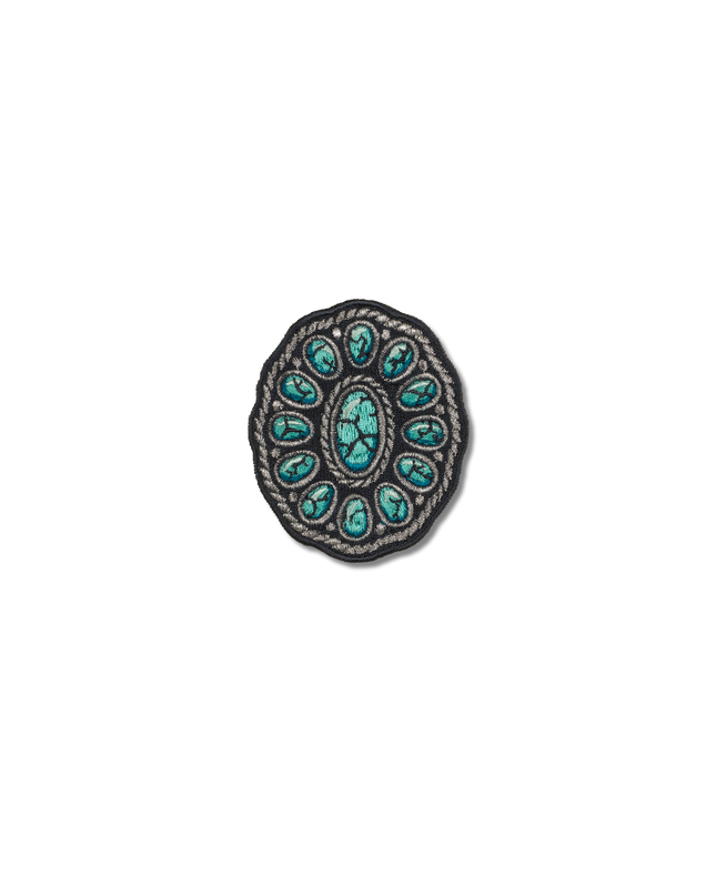 Turquoise Buckle Patch