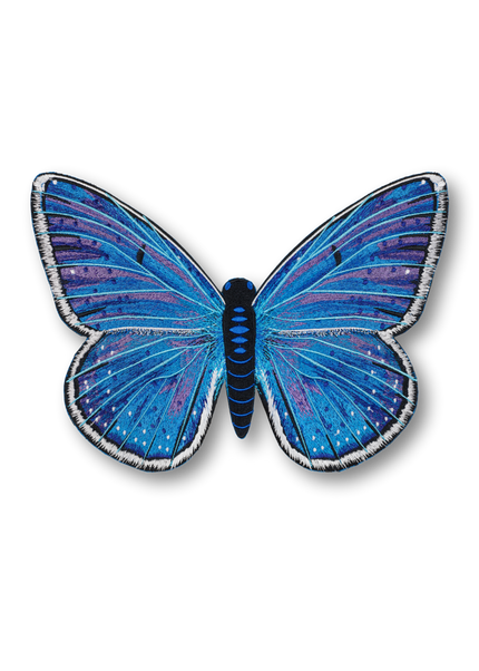Adonis Blue Butterfly Patch