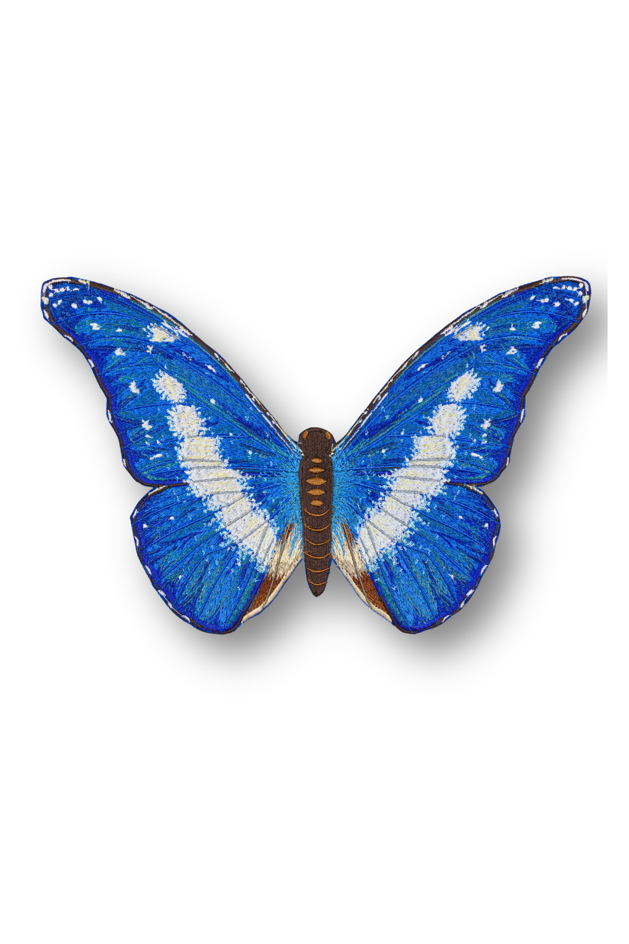 Blue Morpho Helena Butterfly Patch
