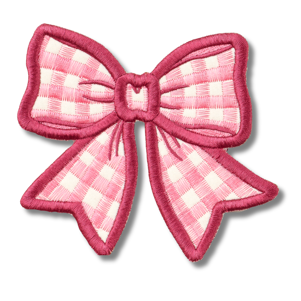 Gingham Bow Patch