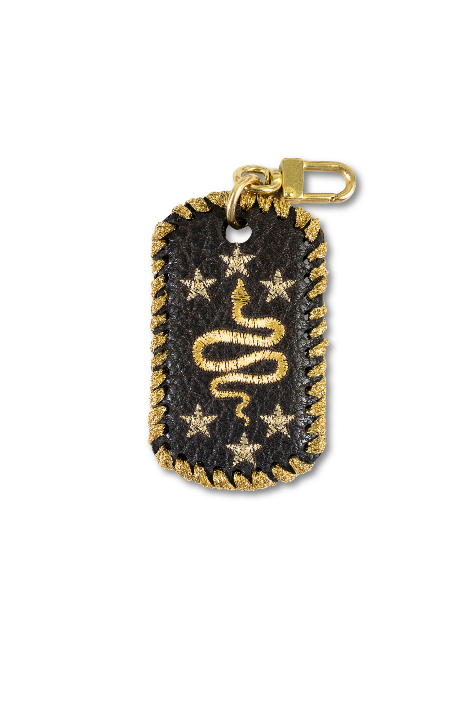 Large Laced Dog Tag - Snake