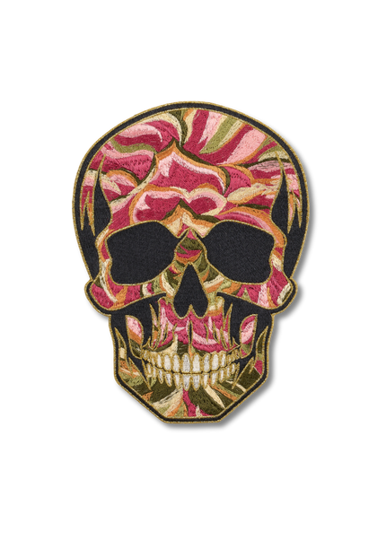 Floral Skull Patch