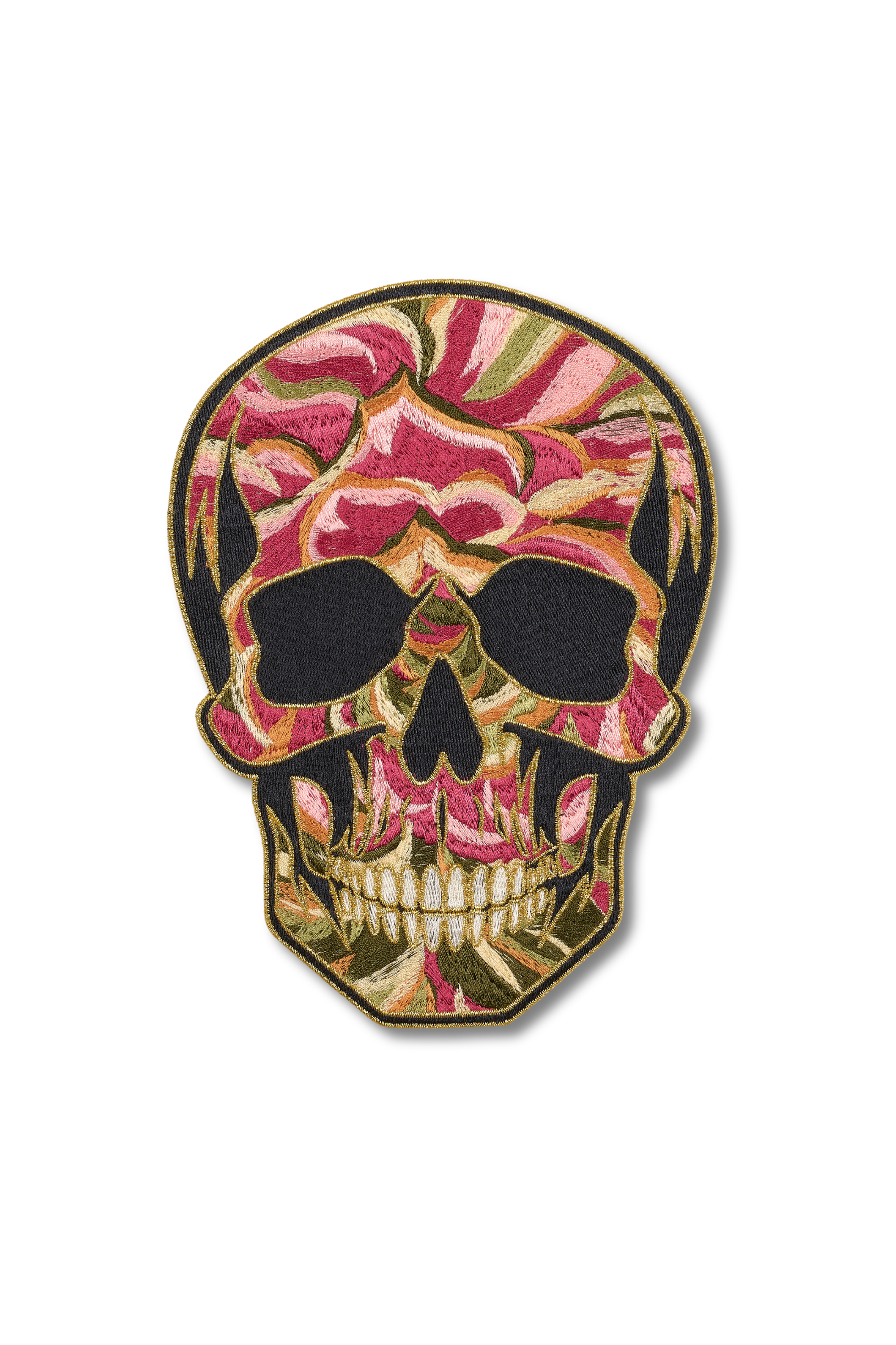 Floral Skull Patch