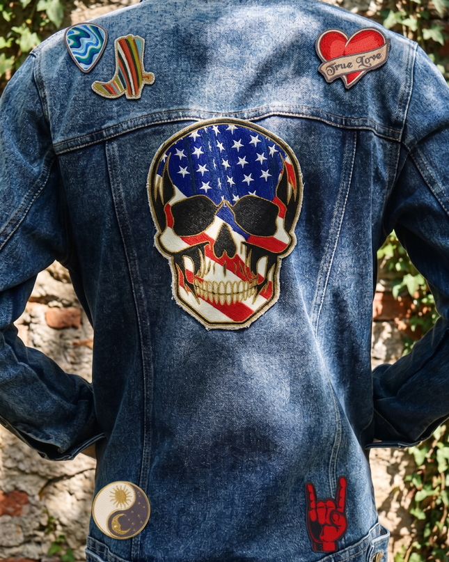 Americana Skull Patch