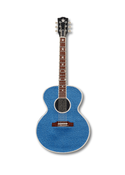 Blue Acoustic Guitar Patch