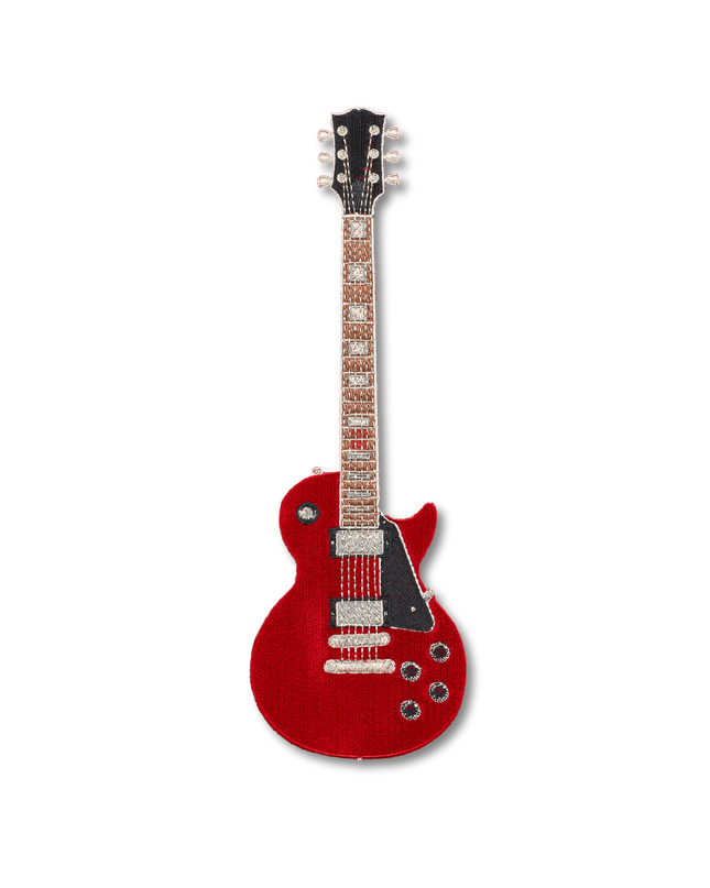 Red Les Paul Patch