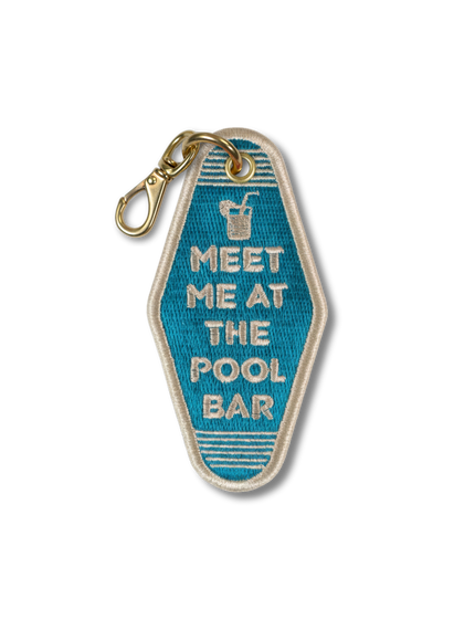 Meet Me at the Pool Bar - Vintage Room Key